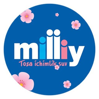 Логотип телеграм канала @milliybottlers — Milliy Bottlers - питьевая вода💧