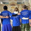 Логотип телеграм канала @miloserdie_bezgranits — ДОБРОВОЛЬЦЫ Патриаршей гуманитарной миссии
