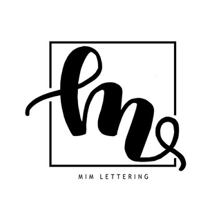 Logo de la chaîne télégraphique mim_lettering - mim_lettering
