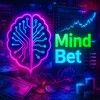 Логотип телеграм канала @mindbetai — MindBet. Прогнозы на спорт ⚽🎾🏒🏀⚾🏈🏐🎮