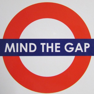 Логотип телеграм канала @mindthegaaap — mind the gap