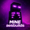 Логотип телеграм канала @mine_aesbuilds — MINE aesbuilds️️ | Постройки Майнкрафт