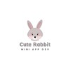 Логотип телеграм канала @mini_app_develop — Cute Rabbit MiniApp Develop