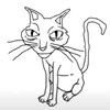Логотип телеграм канала @minibup — канал драного кота