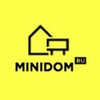 Логотип телеграм канала @minidom_rus — MINIDOM BARN ARHOTEL