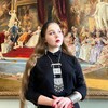 Логотип телеграм канала @miniladyartcritic — Маленькая леди о большом искусстве