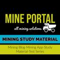 Logo saluran telegram mining_study_material — MINE PORTAL- MINING STUDY MATERIAL