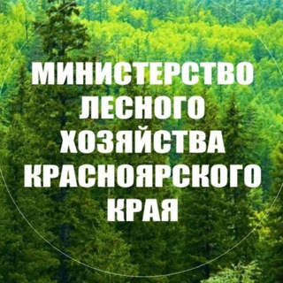Логотип телеграм канала @minleskrsk — Министерство лесного хозяйства Красноярского края
