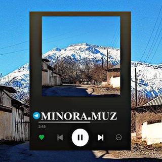 Telegram kanalining logotibi minora_muz — ═ঊঊঈ🥀🦅MINORA_MUZ🦅🥀ঊঈঈ═