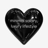 Логотип телеграм канала @minsalaryluxlife — minimal salary, luxury lifestyle