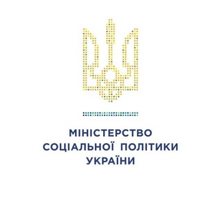 Логотип телеграм -каналу minsocua — Міністерство соціальної політики України