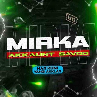 Telegram kanalining logotibi mirka_akauntsavdo — MIRKA AKKAUNT