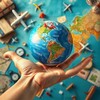 Логотип телеграм канала @mirnaladoni16 — 🌎Мир на Ладони 🔥 Горящие туры ✈️