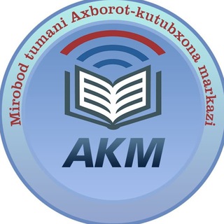 Telegram kanalining logotibi mirobod_kutubxonasi — Mirobod tuman axborot-kutubxonasi markazi