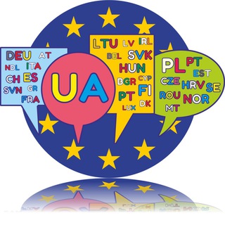 Логотип телеграм -каналу mirroreurope — Дзеркало Європи