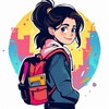 Логотип телеграм канала @mirstudent — мир студента истории и советы