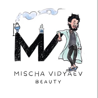 Логотип телеграм канала @mischavidyaevbeauty — MISCHA VIDYAEV beauty