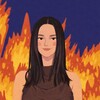Логотип телеграм канала @missamericanadiary — настификация