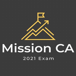 Logo saluran telegram mission_ca_exam — 🏆 Mission CA Exam - CA Inter , Final & Foundation