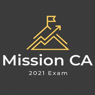 Telegram channel 🏆 Mission CA Exam - CA Inter , Final & Foundation logo