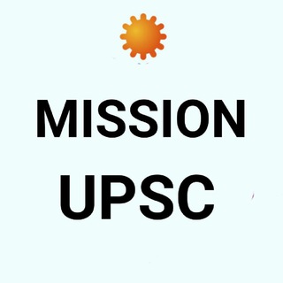 टेलीग्राम चैनल का लोगो mission_upsc_civilservices — MISSION UPSC