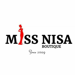 Логотип телеграм канала @missnisauz — "MISS NISA" boutique 🌷