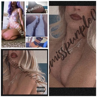 Logo del canale telegramma misspurplecanale - ❤️‍🔥Miss Purple🍑🦶🏻