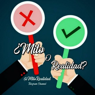 Logotipo del canal de telegramas mitorealidad - ¿Mito o Realidad?🤔🧠