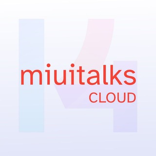Logo of telegram channel miuitalkscloud — MIUI Talks | Cloud