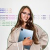 Логотип телеграм канала @mixeeva_vika_inf — Информатика с Викторией