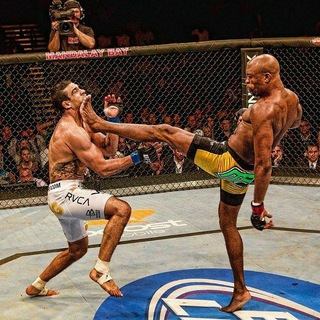 Логотип телеграм канала @mma_popmma — OCTAGON