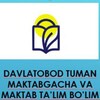 Логотип телеграм канала @mmtb5 — Давлатобод тумани мактабгача ва мактаб таълими