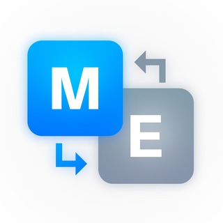 Логотип телеграм канала @mnemo_eng — Me | Мнемо Английский