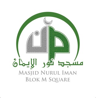 Telegram channel Masjid Nurul Iman Blok M Square logo