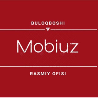 Telegram kanalining logotibi mobiuz007 — MOBIUZ🔻 BULOQBOSHI (RASMIY)