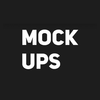 Логотип телеграм канала @mock_ups — FREE MOCKUPS