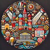 Логотип телеграм канала @mockbago — Куда сходить в Москве? Афиша мероприятий.