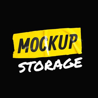 Логотип телеграм канала @mockup_storage — mockup storage