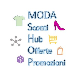 Logo del canale telegramma modasconti_hub_offerte_promo - 👕MODA👠 SHOP 🛍 Sconti Hub Offerte Promozioni 🛒