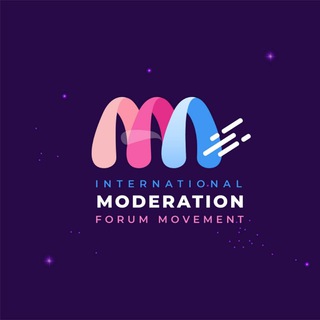 Telegram kanalining logotibi moderation_forum_movement — INTERNATIONAL MODERATION FORUM MOVEMENT