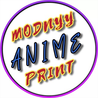 Логотип телеграм канала @modprint_anime — MODNYY ANIME PRINT