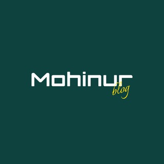 Telegram kanalining logotibi mohinur_blogi — UI/UX blog | web design (Mohinur Qo'ziboyeva)