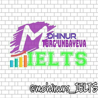Logo of telegram channel mohinurs_ielts — Mohinur Turgunbayeva✨ IELTS
