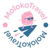 Логотип телеграм канала @moloko_travel — MolokoTravel. В Азию!