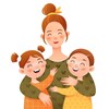 Логотип телеграм канала @momexhale — МАМА, ВЫДЫХАЙ 🧡