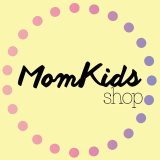 Логотип телеграм канала @momkids_kms — MomKids KMS💜 магазин детской одежды