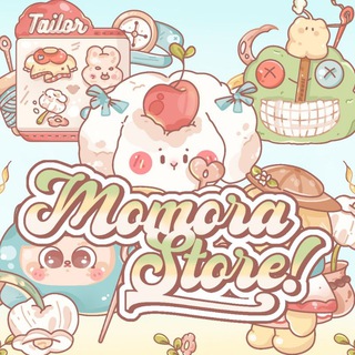 Logo saluran telegram momorastore — 𝐌omora store
