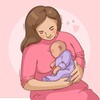 Логотип телеграм канала @moms_pro — Мамы про...