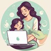 Логотип телеграм канала @momsnft — Мама Крипта