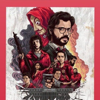 Telegram channel Money heist season 5 logo